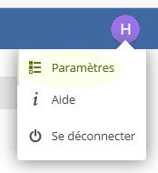 accueil utilisateur menu 2