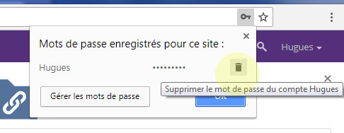 erreur chrome 40 mot passe 1